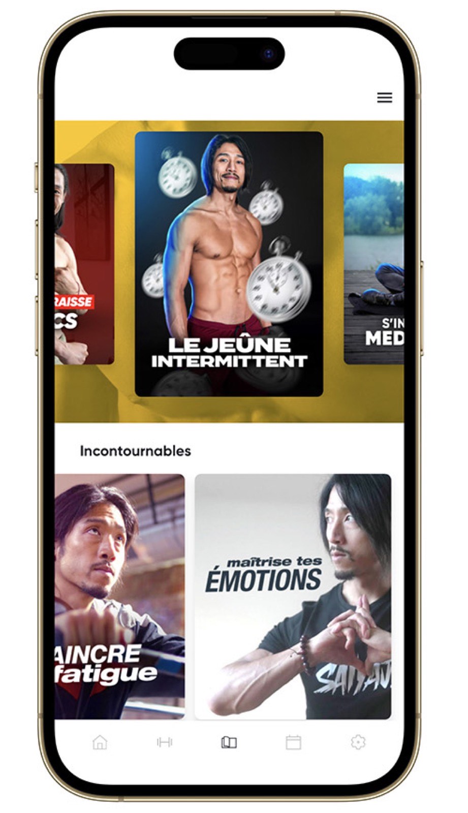Nutrition dans l'application Alex Levand