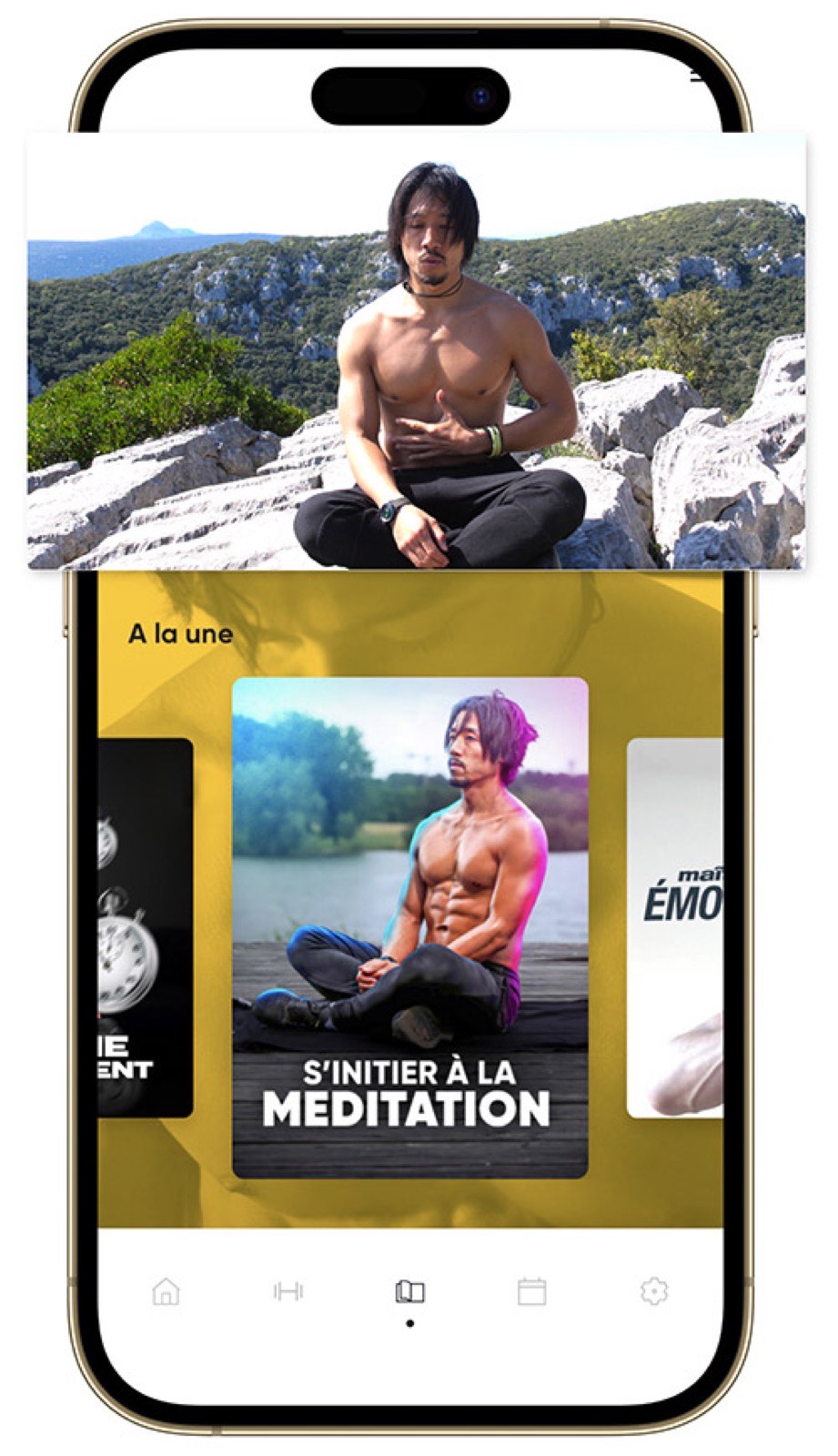 Application Alex Levand - méditation et bien-être
